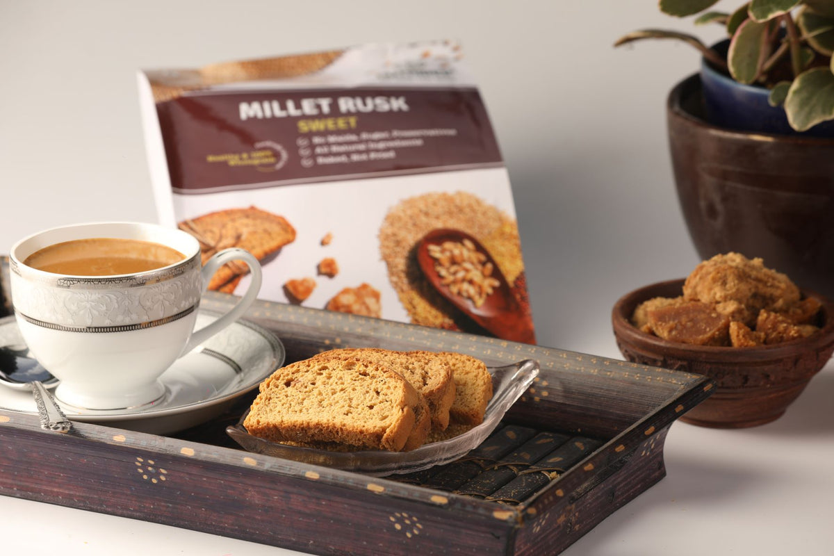 Multigrain Millet Rusk | Refined Sugar-Free | Healthy Diet Toast | No ...