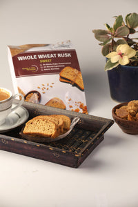 100% Whole Wheat Atta Rusk | Refined Sugar-Free | Healthy Diet Toast | No Maida and Sugar | No Preservatives