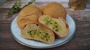 100% Whole Wheat Buns - Aloo Masala | Refined Sugar-Free | Eggless | No Maida | No Preservatives | Fibre Rich | 90g x 3 Buns (Available only in Bangalore)