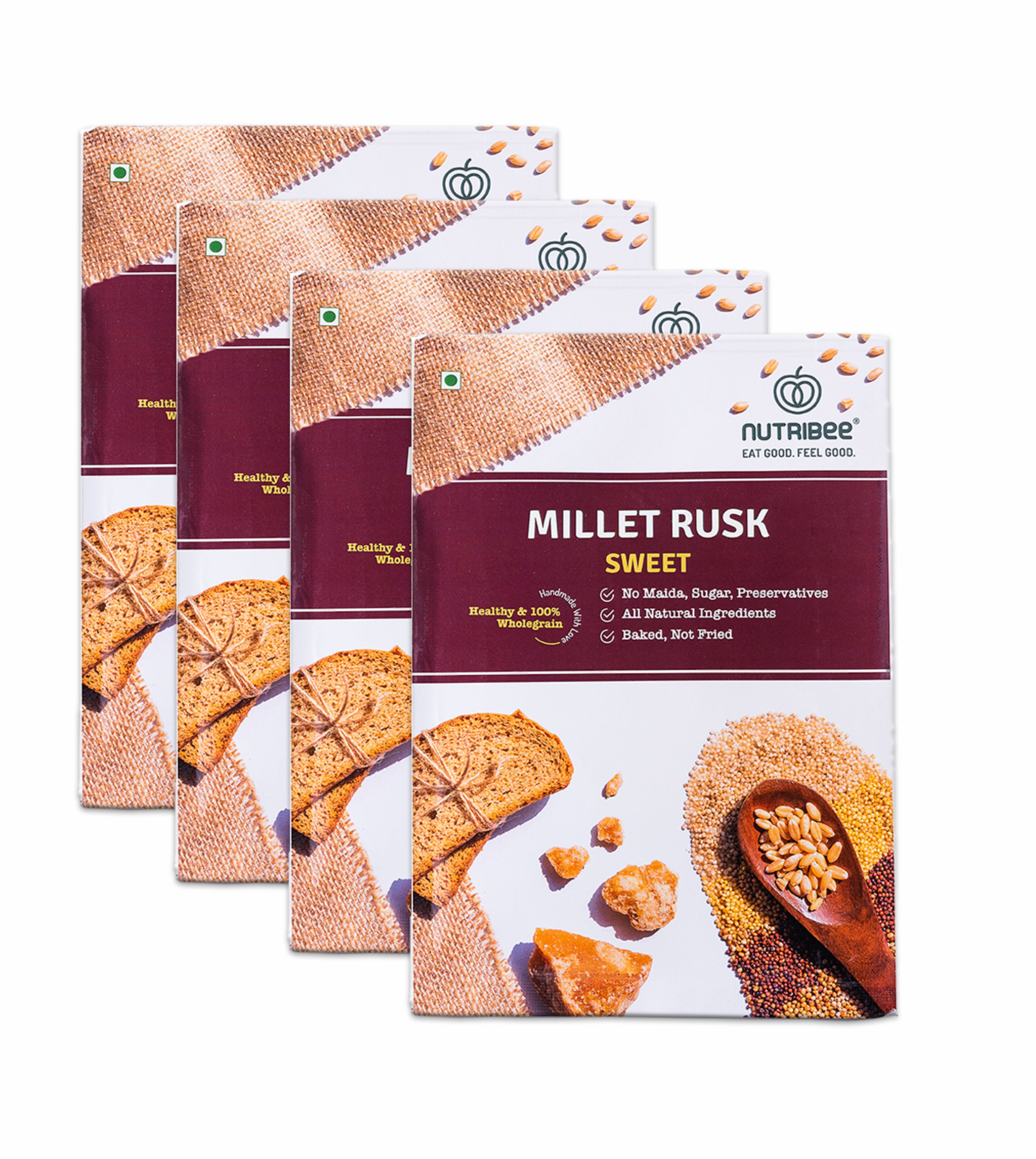 Multigrain Rusk Multigrain Millet Rusk | Refined Sugar-Free | Healthy Diet Toast | No ...