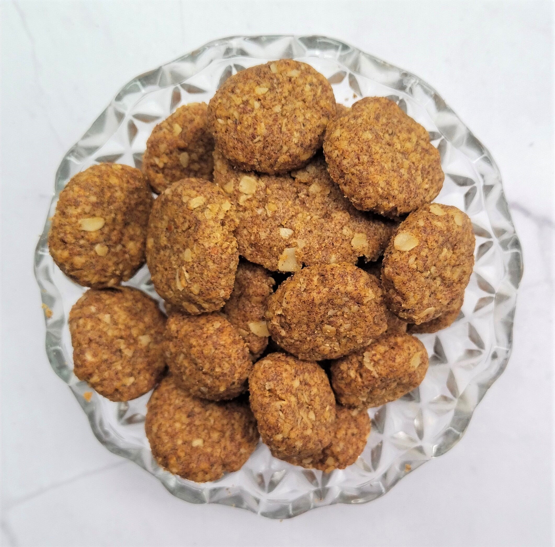 Gluten-Free Ragi Oats Cookies | Refined Sugar-Free | Eggless | No Maida | No Preservatives | Fibre Rich | 180g x 2 Pack