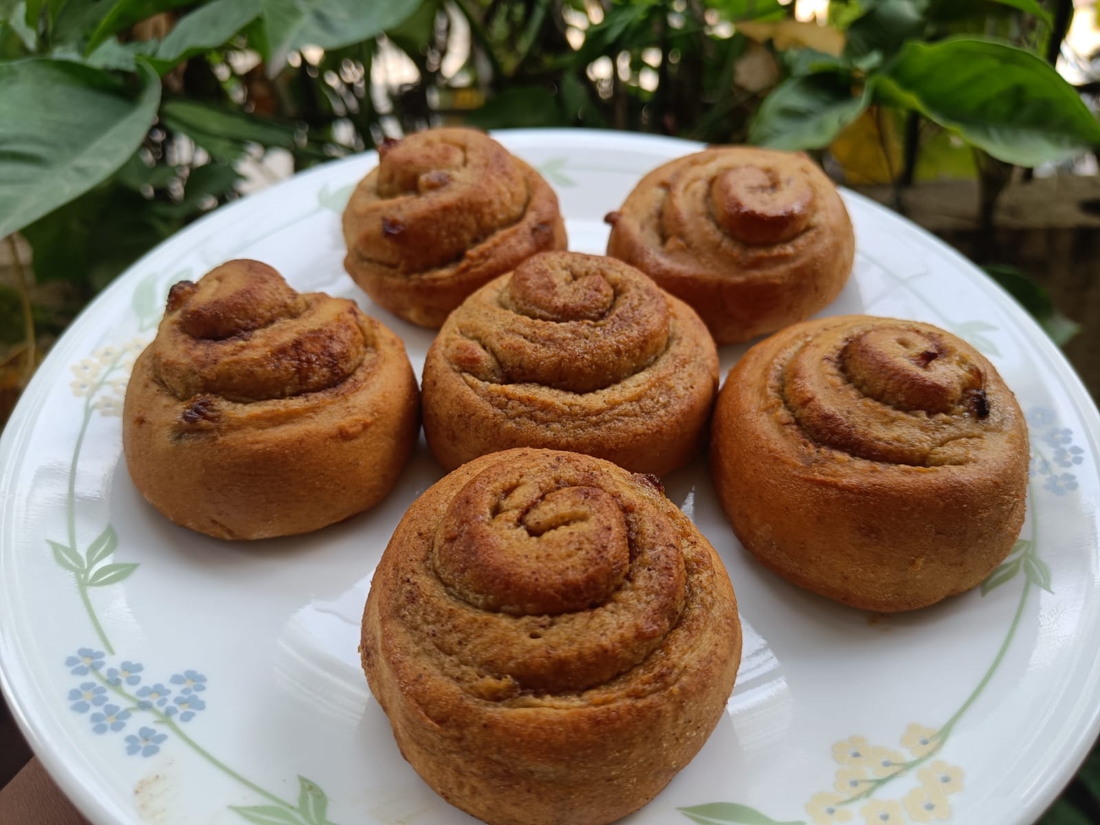 100% Whole Wheat Cinnamon Rolls | Refined Sugar-Free | Eggless | No Maida | No Preservatives | Fibre Rich | 50g x 3 Rolls (Available only in Bangalore)